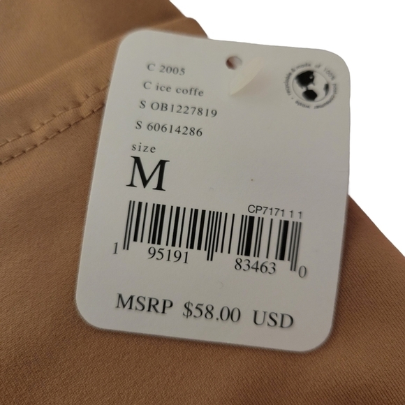 Free People Movement Odessa Short in Ice Coffee NWT - Picture 14 of 15